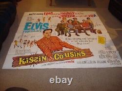 KISSIN COUSINS 6 SHEET MOVIE POSTER USA RARE ORIGINAL 81 x 81 ELVIS PRESLEY 1964