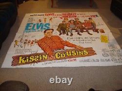 KISSIN COUSINS 6 SHEET MOVIE POSTER USA RARE ORIGINAL 81 x 81 ELVIS PRESLEY 1964