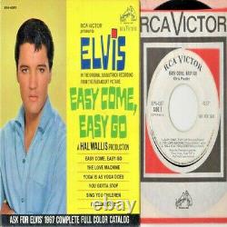 King ELVIS Presley EASY COME, EASY GO RARE ERROR! RCA EPA-4387 WL PROMO NM/EX