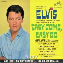 King ELVIS Presley EASY COME, EASY GO RARE ERROR! RCA EPA-4387 WL PROMO NM/EX