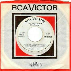 King ELVIS Presley EASY COME, EASY GO RARE ERROR! RCA EPA-4387 WL PROMO NM/EX