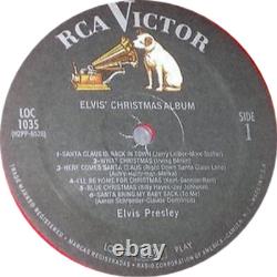 King ELVIS Presley ELVIS XMAS ALBUM RED Vinyl RARE'03 RCA Record Club EXCLUSIVE