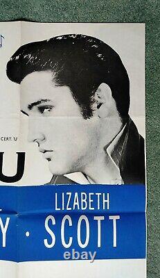 LOVING YOU (1957) original UK quad movie poster ELVIS PRESLEY very rare