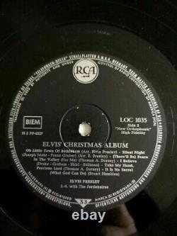 LP 1957 / 1961 Elvis Presley CHRISTMAS ALBUM RCA LOC 1035 s7 RARE GERMANY