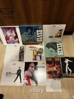 Laserdisc Rare Elvis Presley Box set 5 LD Elvis Alive Special -ML4 & Obi NTSC