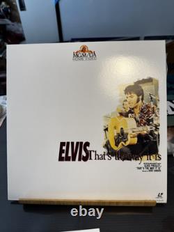 Laserdisc Rare Elvis Presley Box set 5 LD Elvis Alive Special -ML4 & Obi NTSC