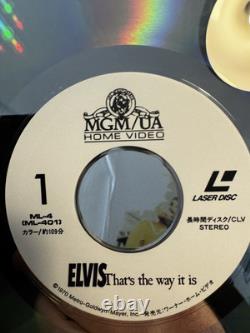 Laserdisc Rare Elvis Presley Box set 5 LD Elvis Alive Special -ML4 & Obi NTSC