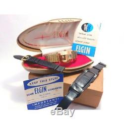 Lord Elgin Direct Read Elvis Presley Jump Hour Wrist Watch Men Hand Winding Rare