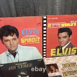 Lot Of 4 Elvis Presley Vinyl Records Rare First Pressing