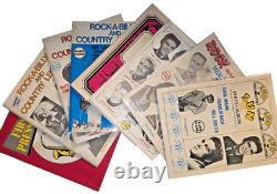 Lot of 11 RARE music journals Rockabilly Sun Records OOP Sam Cooke Elvis Presley