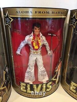Lot of 3 RARE 1993 Hasbro Elvis Presley UNRELEASED DOLLS Series 2 Prototypes