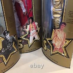 Lot of 3 RARE 1993 Hasbro Elvis Presley UNRELEASED DOLLS Series 2 Prototypes