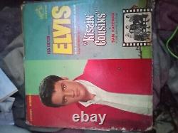 Lot of Vintage Elvis Presley records. Some rare. Some sealed in mint condition