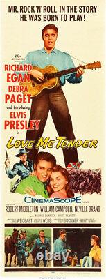 Love Me Tender Rare Insert Movie Poster Elvis Presley