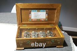 MBK Elvis Presley Music Box Plays 8 Songs with8 Turn Keys by Sankyo Wood RARE