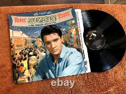 MEGA RARE MONO Elvis Presley Roustabout Silver 1st Issue LPM-2999 soundtrack LP