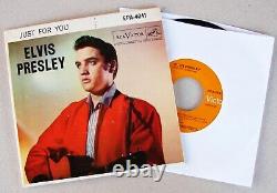 MINT? Elvis Presley Just For You EPA-4041 Mega Rare Orange Label