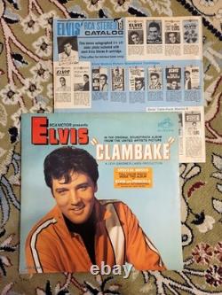 MONO ELVIS PRESLEY Clambake RCA LP LPM-3893 RARE Vinyl 1967 VG++ (Almost EXC) 3S