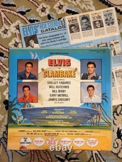 MONO ELVIS PRESLEY Clambake RCA LP LPM-3893 RARE Vinyl 1967 VG++ (Almost EXC) 3S