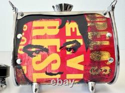 Mars Art to Wear Merch Elvis Presley Metal Clutch Purse with COA Very Rare