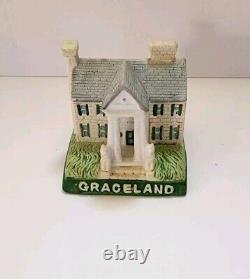 McCormick 3 Elvis Presley Graceland Mansion Minature Rare Collectable Decanter