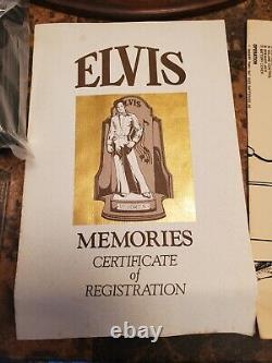 Mccormick Elvis Presley Memories Decanter Very Rare In Mint Condition