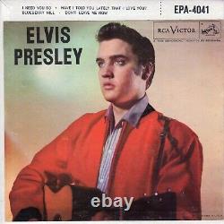 Mega Rare Cover Elvis PresleyJust For You RCA Victor EPA-4041 1957 cover only