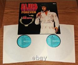 Mega Rare Elvis Presley ELVIS FOREVER 32 HITS Double LP Blue International Label
