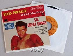 Mega Rare Elvis Presley Kid Galahad EPA-4371 Orange Label Gorgeous Near Mint