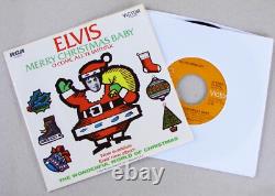 Mega Rare! Elvis Presley Merry Christmas Baby / O Come All Ye Faithful 74-0572