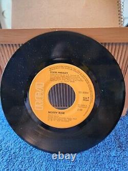 Mega Rare Elvis Presley Misprint Label Japan Moody Blue