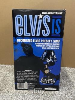 NEW! ELVIS PRESLEY RARE VINTAGE 1999 ANIMATED LAMP Dances & Sings To Hound Dog