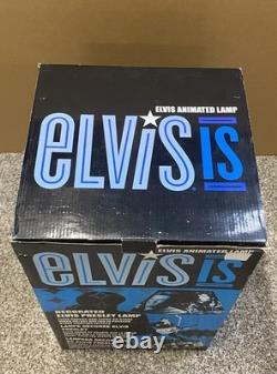 NEW! ELVIS PRESLEY RARE VINTAGE 1999 ANIMATED LAMP Dances & Sings To Hound Dog