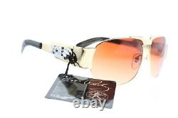 NEW! Elvis Presley TCB Sunglasses Concert Gold Brown Deadstock! RARE VTG Case
