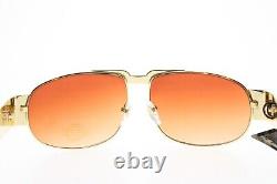 NEW! Elvis Presley TCB Sunglasses Concert Gold Brown Deadstock! RARE VTG Case