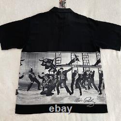 NWT RARE ELVIS PRESLEY Paradise Jail House Rock Shirt Dragonfly Clothing Mens XL