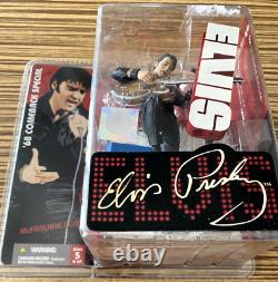 New in box RARE Elvis Presley Figure-'68 Comeback Special-McFarlane Toys