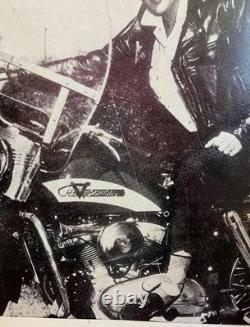 Original 1956 Elvis Presley Harley Davidson Promotional Ad Poster Age 21 RARE