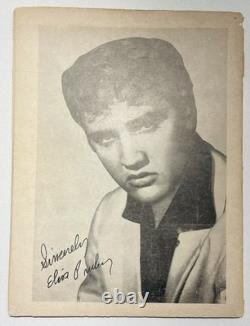 Original 1956 Official Elvis Presley Album Magazine RARE Photos Behind The Scene