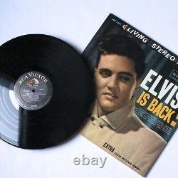 Original 1960 Stereo Elvis Is Back Vinyl Lp Presley Rca Vicor Rare