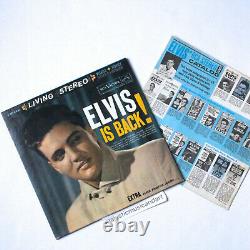 Original 1960 Stereo Elvis Is Back Vinyl Lp Presley Rca Vicor Rare