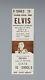 Original December 31. 1975 Elvis Presley Rare Complete Ticket