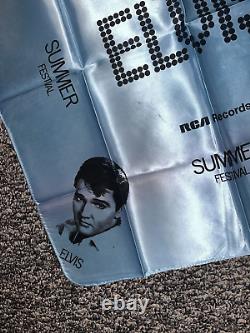 Original ELVIS PRESLEY SCARF International Hotel Las Vegas SUMMER FESTIVAL Rare