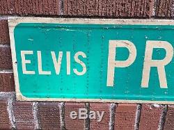 Original Elvis Presley Blvd Street Sign / Graceland / Direct From Memphis / Rare