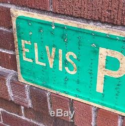 Original Elvis Presley Blvd Street Sign / Graceland / Direct From Memphis / Rare