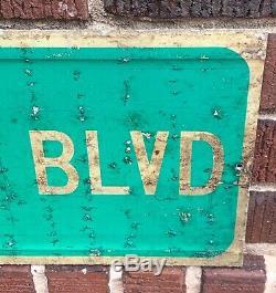 Original Elvis Presley Blvd Street Sign / Graceland / Direct From Memphis / Rare