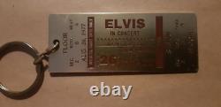 Original RARE Elvis Presley Keychain Ticket From Aug 26TH 1977 Concert