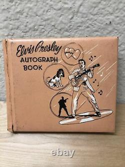Original Rare Unused Elvis Presley 1956 EPE Autograph Book