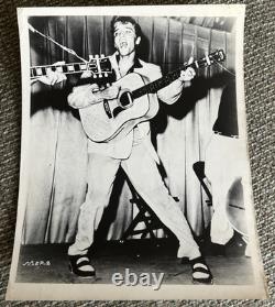Original Vintage Elvis Presley Press Photo 1956 Age 21 Very Rare Early Photo