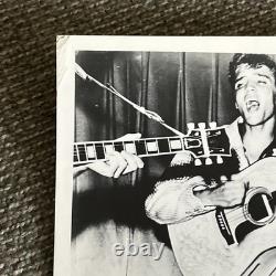 Original Vintage Elvis Presley Press Photo 1956 Age 21 Very Rare Early Photo